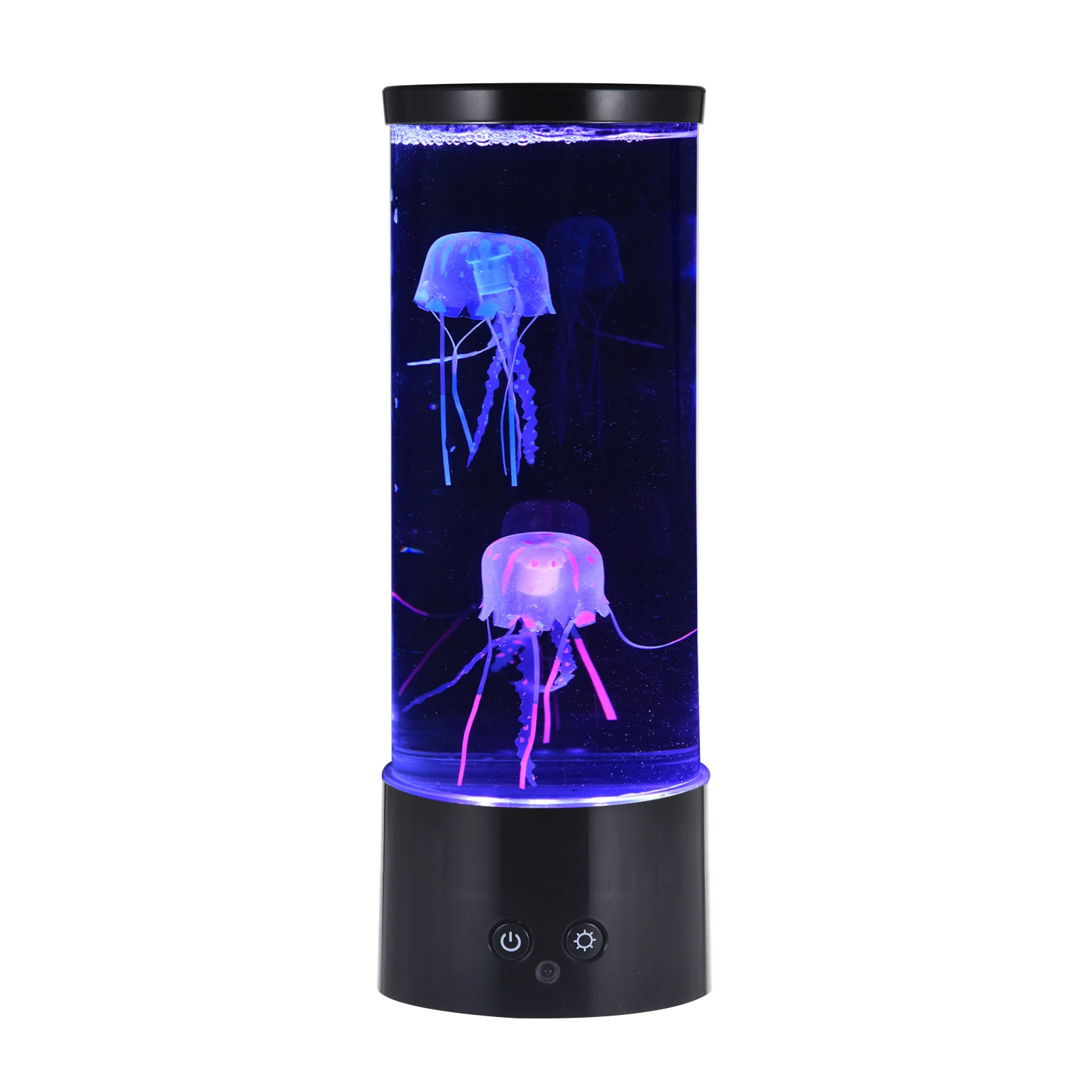 

USB медузы лампа светодиодный лава лампа 16 Цвет изменение Спальня ночника имитация медуз аквариум светильник для домашнего декора