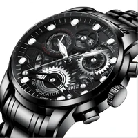 hollow mens sports watches relogio masculino top brand luxury waterproof with stainless steel luminous quality watch for men