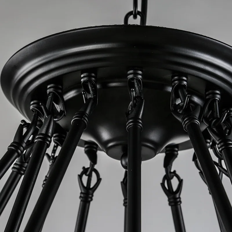 Пасторальная деревенская люстра в стиле кантри E27 светодиодный Американская