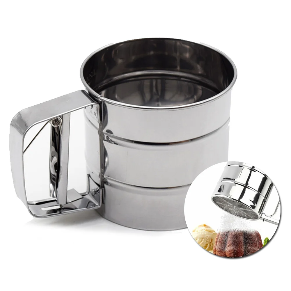 

Making cakes Flour Sieve Puffs 1pc Accessories Powder Cake Sifter Pastry