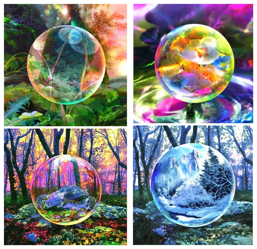 Алмазная живопись 5D с полным сверлением пузырьковая картина изображением