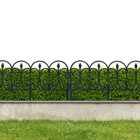 5pcs garden border pp plastic fence decorative edging barrier plant bordering lawn fence for yard garden decoration outdoor