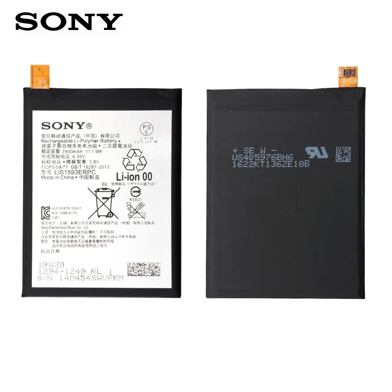 Sony LIS1593ERPC телефон батарея 2900 мАч для sony Xperia Z5 E6633 E6683 E6603 E6653 запасная батарея+ Бесплатные инструменты
