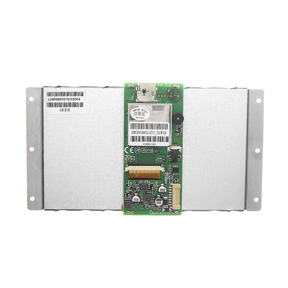 Dmg80480l070 _ 01wtr 7 дюймовый резистивный сенсорный экран с серийным экраном 800xRGBx480 16 M