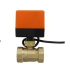 2 way Электрический шаровой кран NPT 12 34 1 1-14 дюйма моторизованный шаровой клапан 3 провода электроклапан DC12V