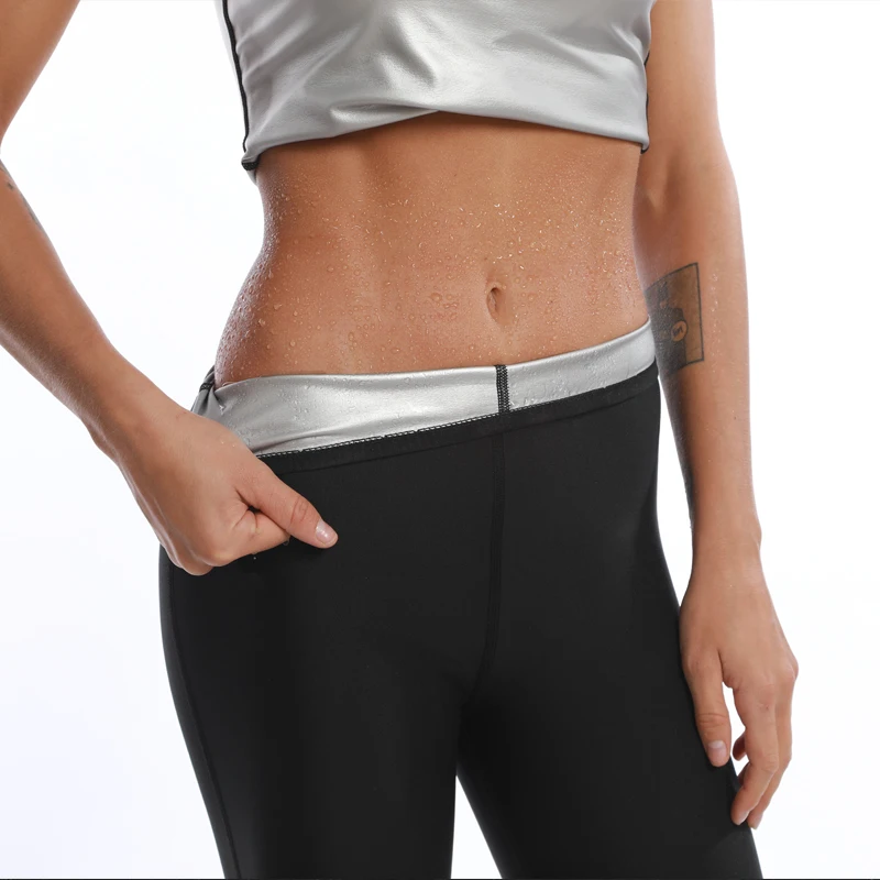 Женский набор для похудения с серебряным покрытием утягивающие штаны + рубашка