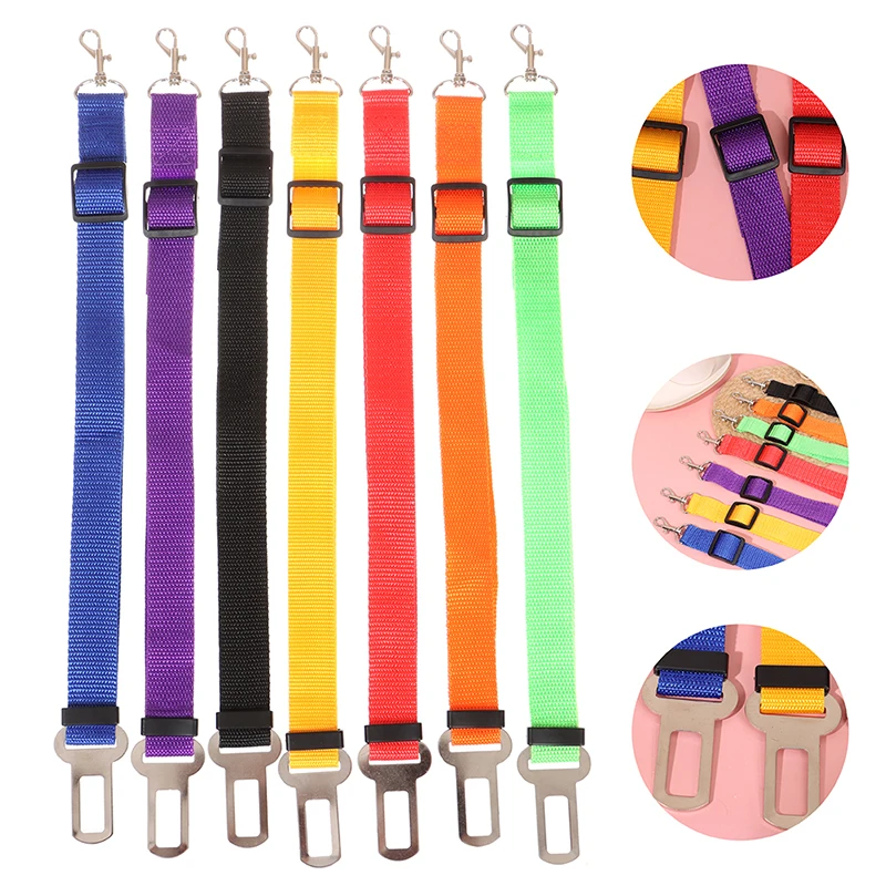 1 шт. регулируемый ремень безопасности поводок для маленьких собак зажим