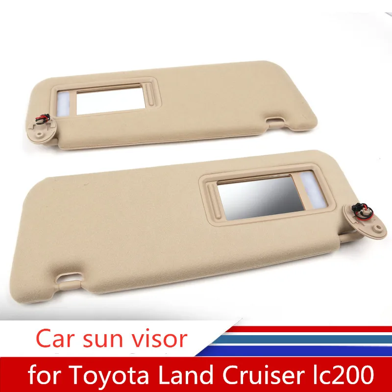 Козырёк от солнца для Toyota Land Cruiser lc200 со светодиодной подсветкой макияжа|Козырьки