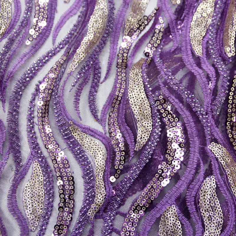 Уникальная новая блестящая французская кружевная ткань высокого качества