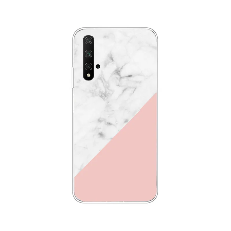 Чехол для Honor 20 силиконовая задняя крышка чехол телефона Huawei P30 P20 P40 Pro + Lite E Nova 5T