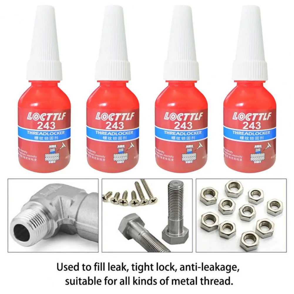 Threaded Locker Anti-corrosion Long Service Life Simple Operation 10ml Thread Lock Glue Screw | Обустройство дома