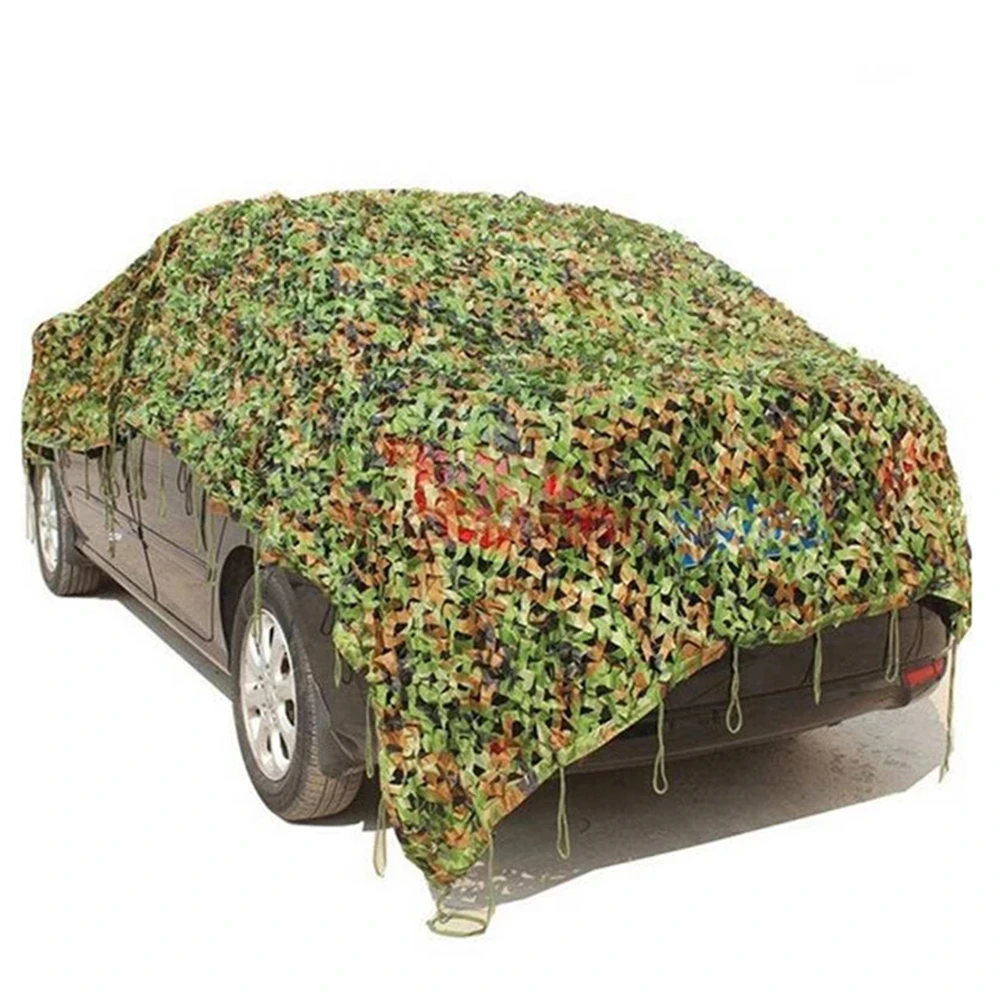 Hunting military camouflage net woodland army camouflage net camping awning car garden tent shading outdoor awning