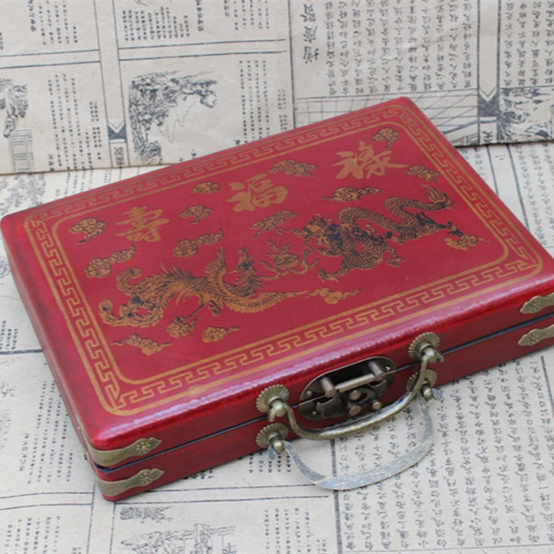 Новая китайская мини игрушка антикварный маджонг игры развлечения с инструкцией