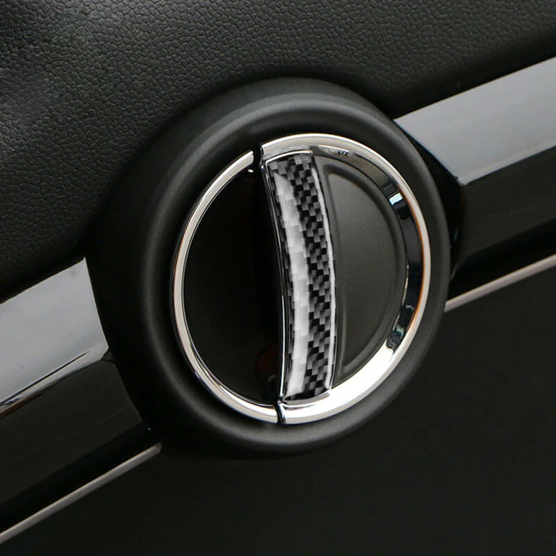 4 шт. для Mini Cooper F55 F54 F60 интерьер автомобиля углеродного волокна дверные ручки крышки отделка