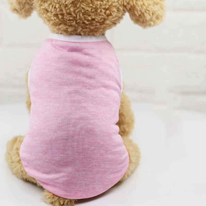 2018 Dog Clothes Spring Breathable Stain-Resistant Models For Thin Classic Soft Outfit Summer Vest Clothing Pet | Дом и сад