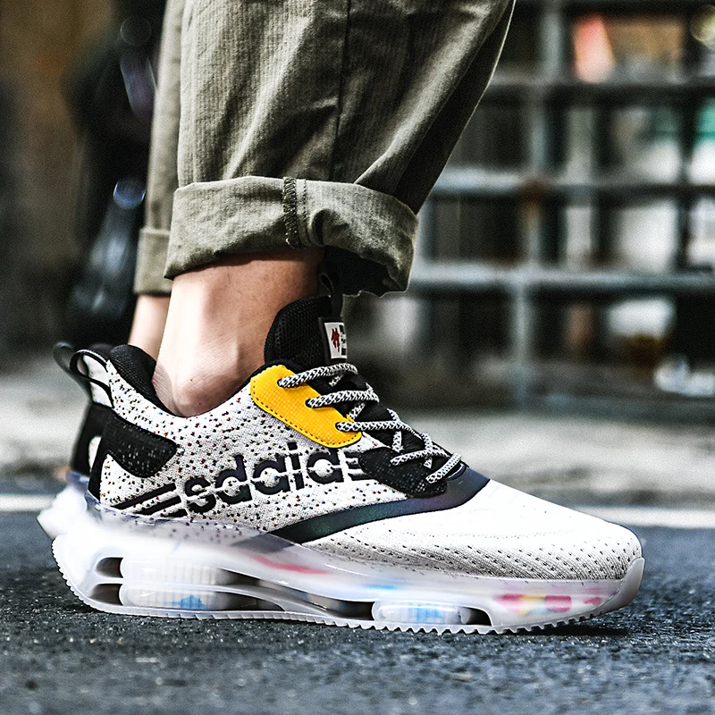 Кроссовки мужские с двойной воздушной подушкой дизайнерская обувь для бега