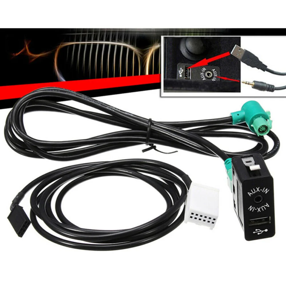 Автомобильный аудио кабель адаптер CD AUX USB для BMW E60 E61 E63 E64 E87 E90 E70 F25 радио Функция