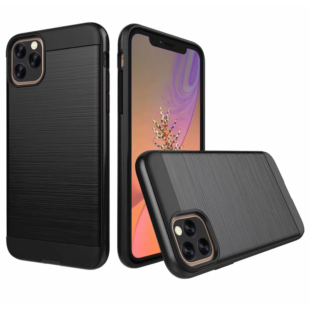 Ультратонкий Жесткий чехол из поликарбоната с начесом для iPHONE 11 Pro Max 6