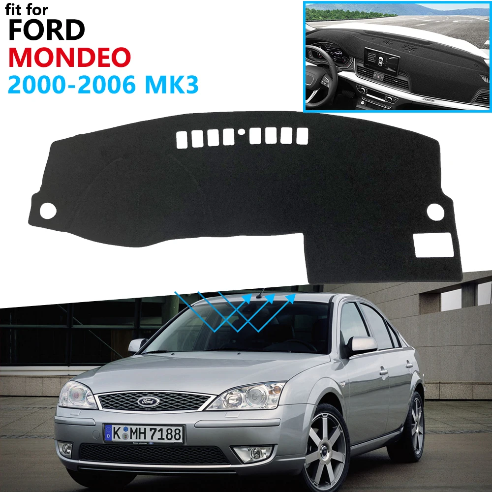 Защитная накладка на приборную панель для Ford Mondeo MK3 2000 ~ 2006 автомобильные