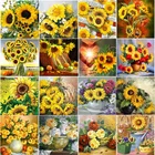 Картины с цветами, алмазная вышивка, цветы, алмазная живопись 5D, полная вышивка, алмазная вышивка, картина