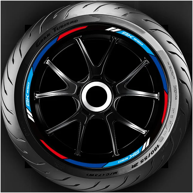 

Motorcycle Wheel Hub Pasting Rim Reflective Sticker Special Car for Kymco Ak550