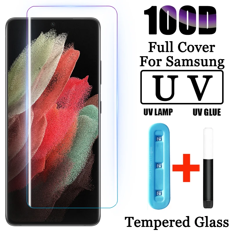

Закаленное стекло для Samsung Galaxy Note 20 S20 S21 Ultra S10 S9 S8 Plus