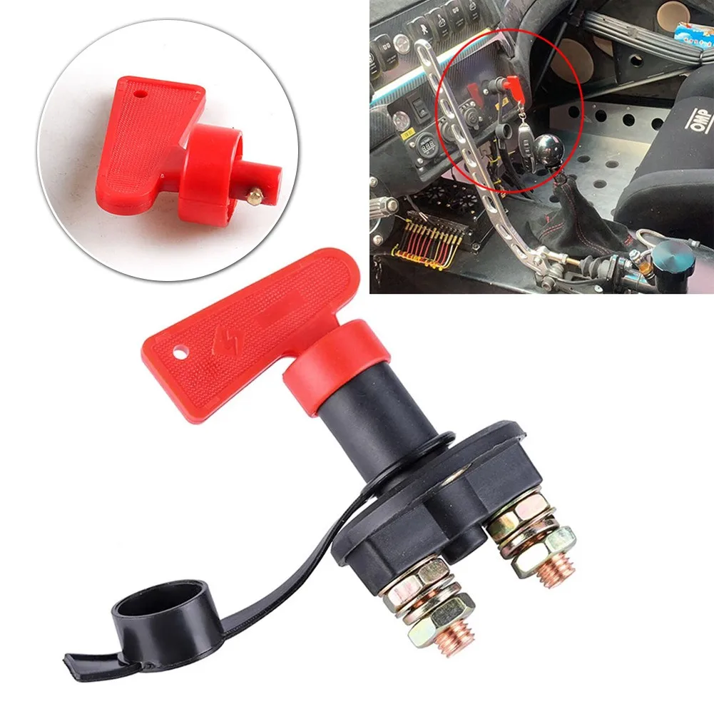 

Battery Disconnect Switch Disconnect Isolator Power Cut OFF For Car Boat Marine Easy Install ABS Plastic Housing Battery Saver