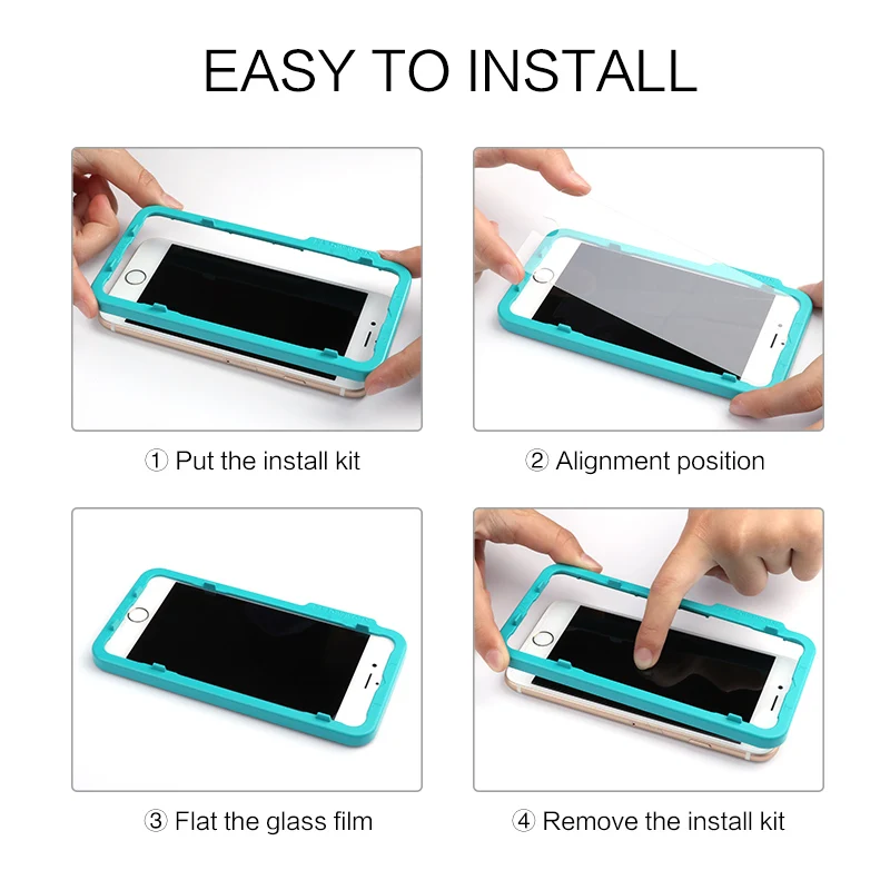 Изогнутое закаленное стекло SmartDevil 2.5D для iphone 6 6s Plus 7 8Plus Защита экрана X Xs Max Xr