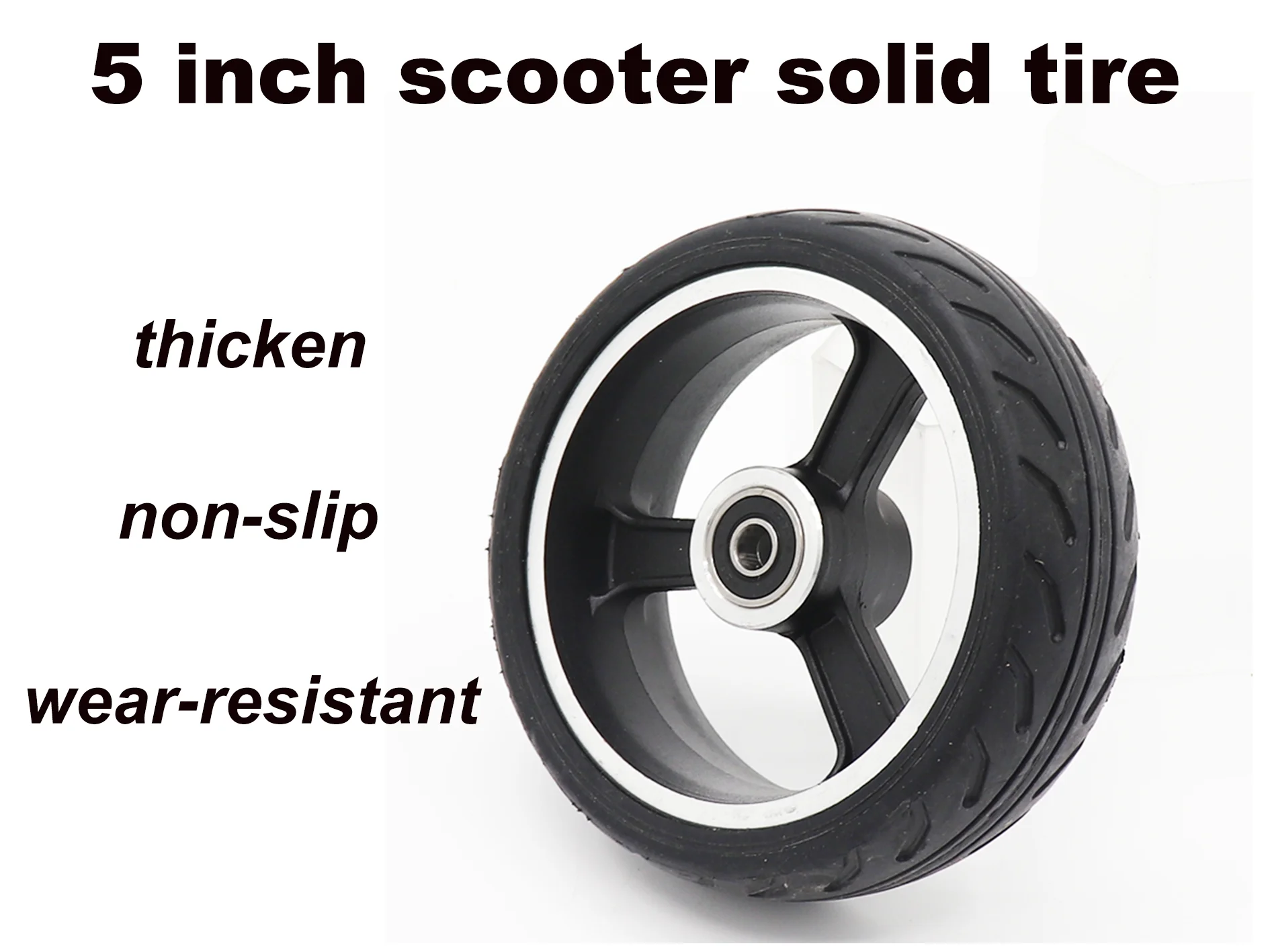 

Высокого качества 5 дюймов электрический скутер, мотоцикл шины резиновые колеса и пластиковые колесо пневматического грузоподъёмника пнев...