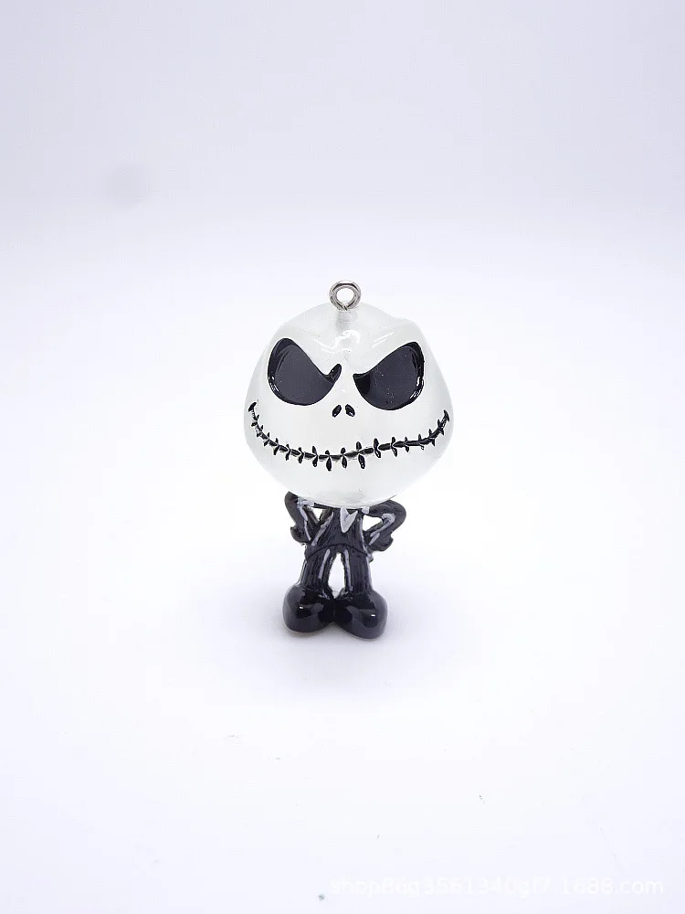 

Punk Style Car luminous Keychain Car Key Chain Skull Keying Key Ring Mobile Phone Accessories Gothic Car Accessories