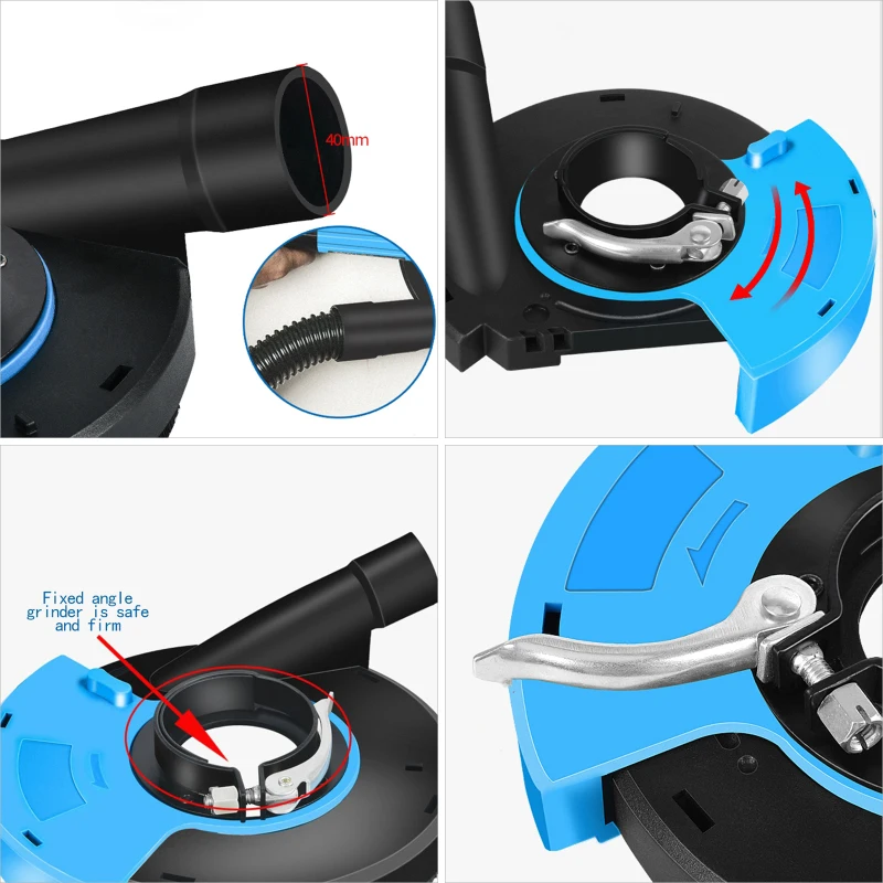 

5/7inch Angle Grinder Dust Cover Tools For Concrete Marble Granite Engineered Stone Grinding Dust Collection Tool Accessories