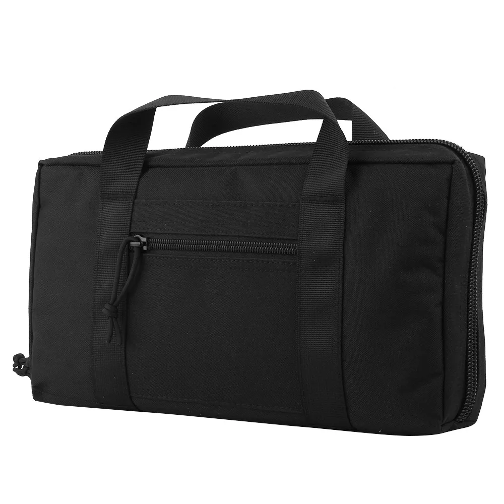 Tactical pistol Gun Bag 1000D High Density Nylon Foam Pad Design Tactical Portable Military Bag Outdoor Camping 1000D Pouch