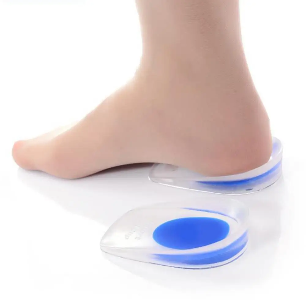 

U Shape Silicone Foot Heel Support Pain Relief Damping Pad Inserts Insole Mat