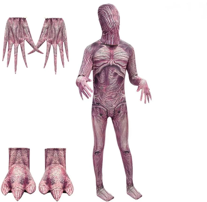 Demogorgon/костюм для Хэллоуина для детей, необычные вещи, человек-пожиратель, цветок, страшная крепостная маска, карнавальные Вечерние Маски