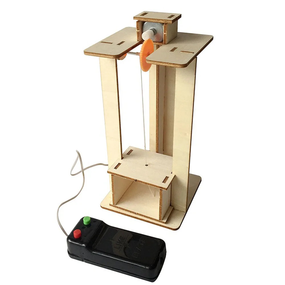 Лифт модель комплект наука собрать детская игра Сделай Сам учебных пособий