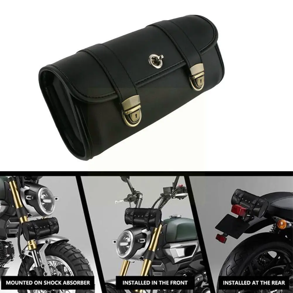 

Retro Bicycle Tail Bag PU Leather Cycling Bag Saddle Bag Accessories Pannier Riding Bicycle Vintage Bike Pouch Personalized Z8H0