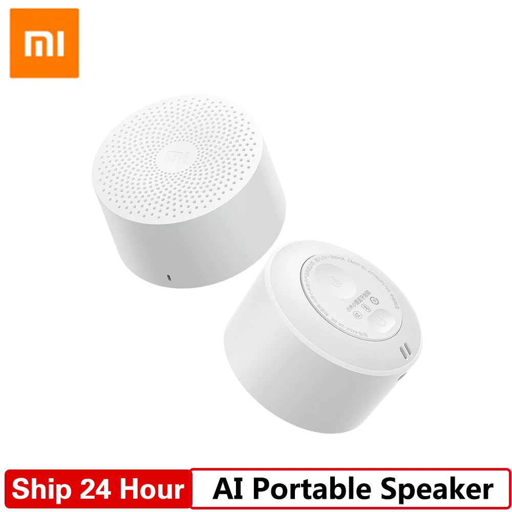 Xiaomi mijia Ai Bluetooth динамик портативный мини беспроводной сабвуфер умный Голосовое