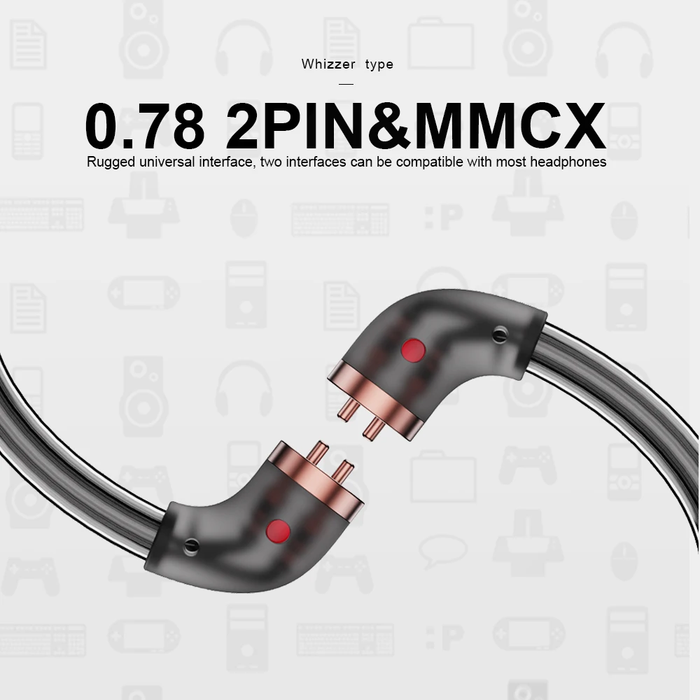 Aptx HD AM2 0 78 мм 2-контактный Bluetooth модуль наушников 5 беспроводное обновление 6N OFC