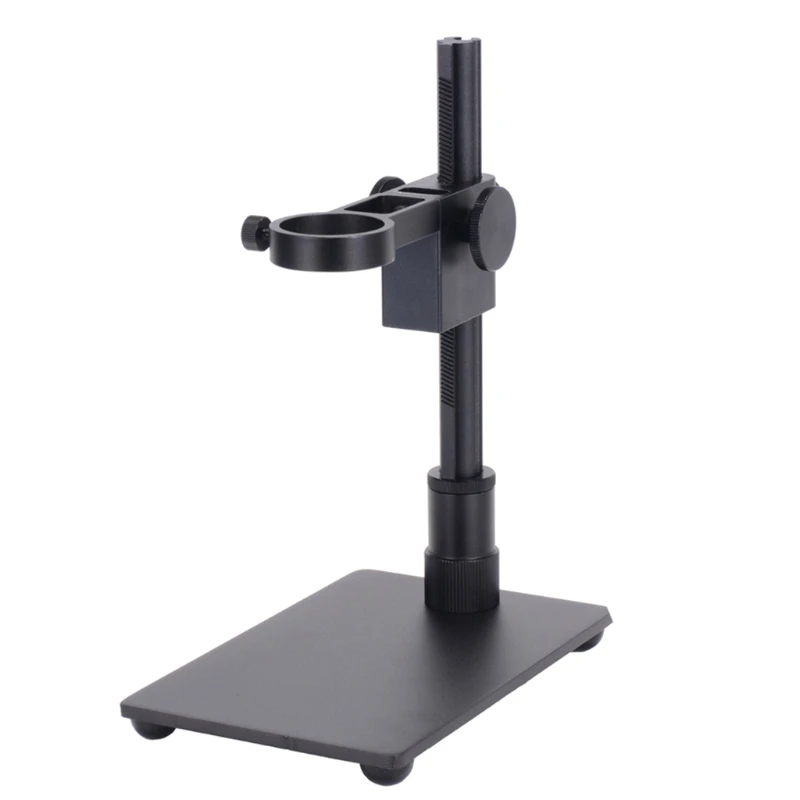 

2021 New Aluminum Alloy Microscope Stand Holder Stable Metal Stand Bracket Support Adjusted Up and Down Easy to Focus Durable