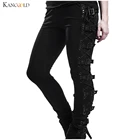 Брюки KANCOOLD женские на шнуровке, модные готические черные обтягивающие брюки-карандаш, новые брюки 2019 oct31