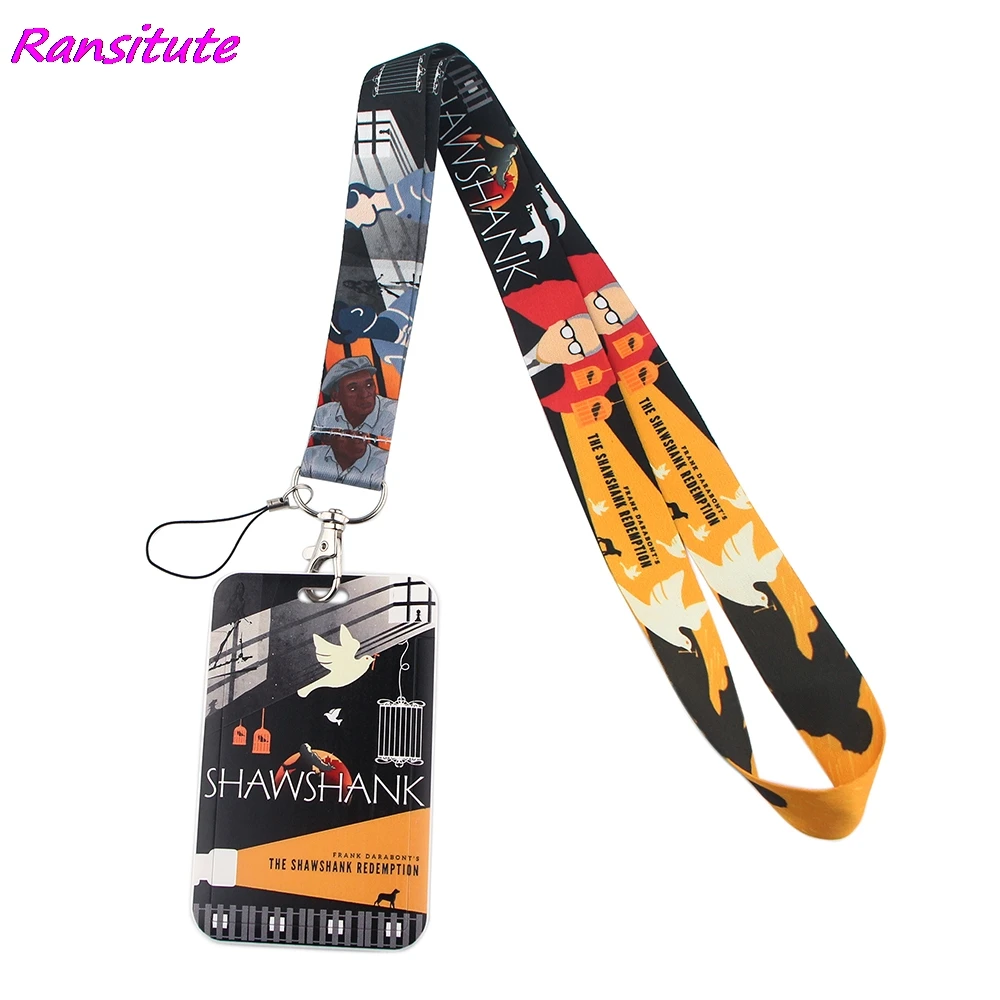 

Ransitute R1725 Movie Figure Fashion Lanyards ID Badge Holder Bus Pass Case Cover Slip Bank Credit Card Holder Strap Cardholder