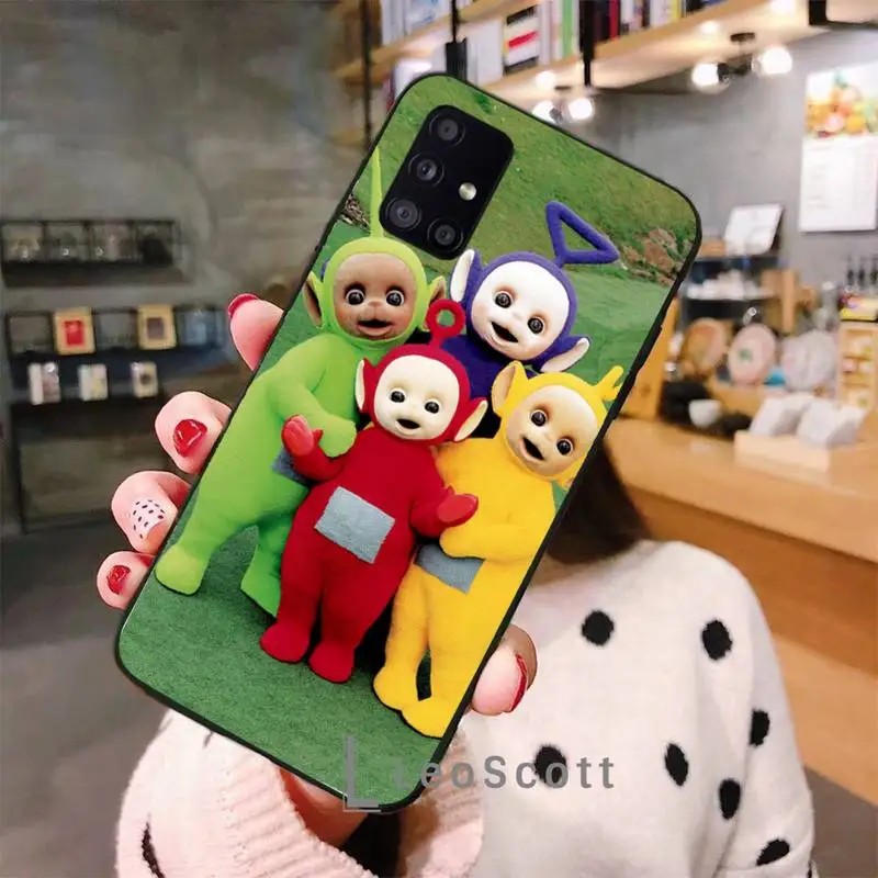 

cute cartoon Teletubbies Phone Cases For Samsung A50 A51 A71 A31 A21S S8 S9 S10 S20 S21 Plus Fe Ultra 4G 5G