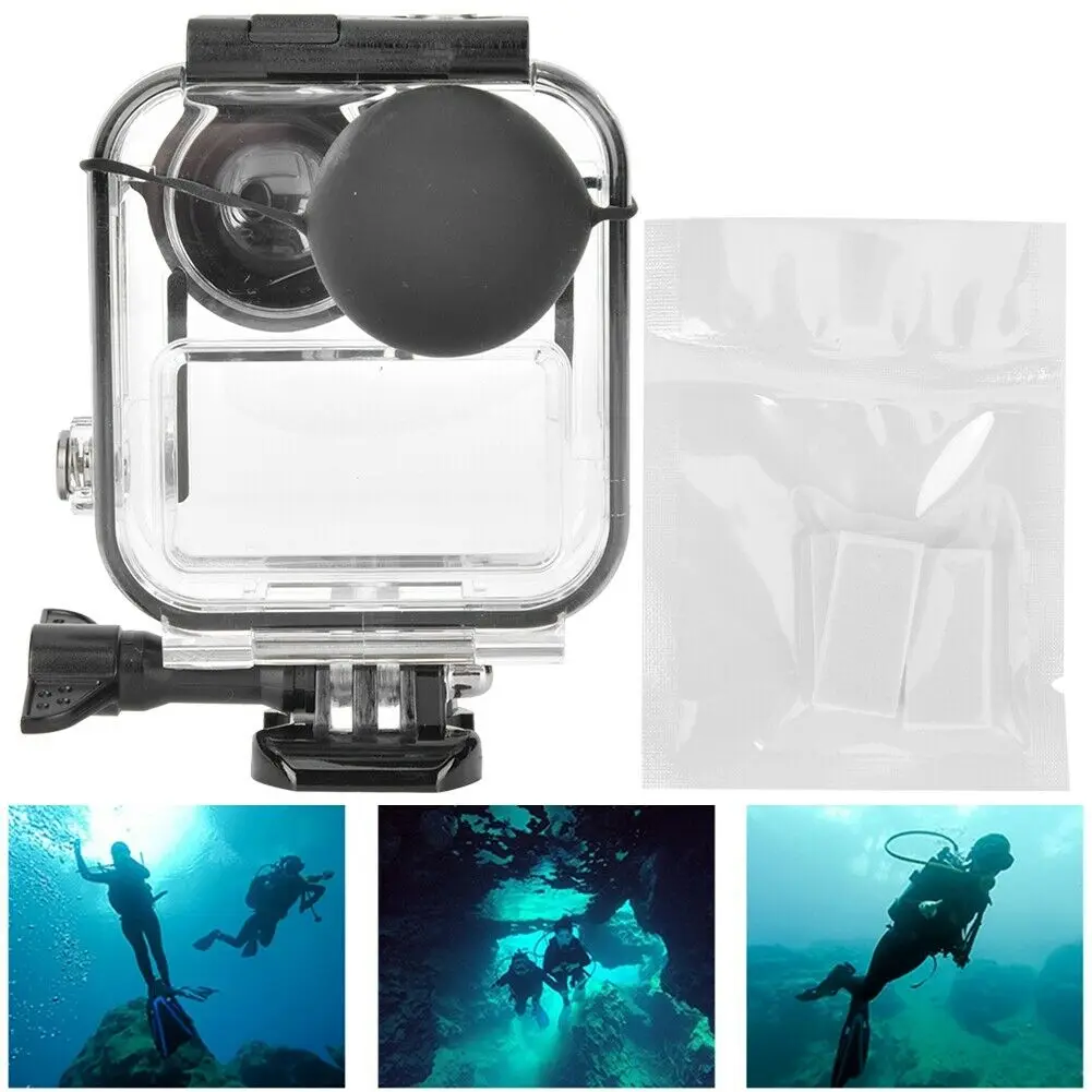 

Waterproof Housing Case for Gopro Max Action Camera, Underwater Diving Protective Shell 20M with Bracket Accessories