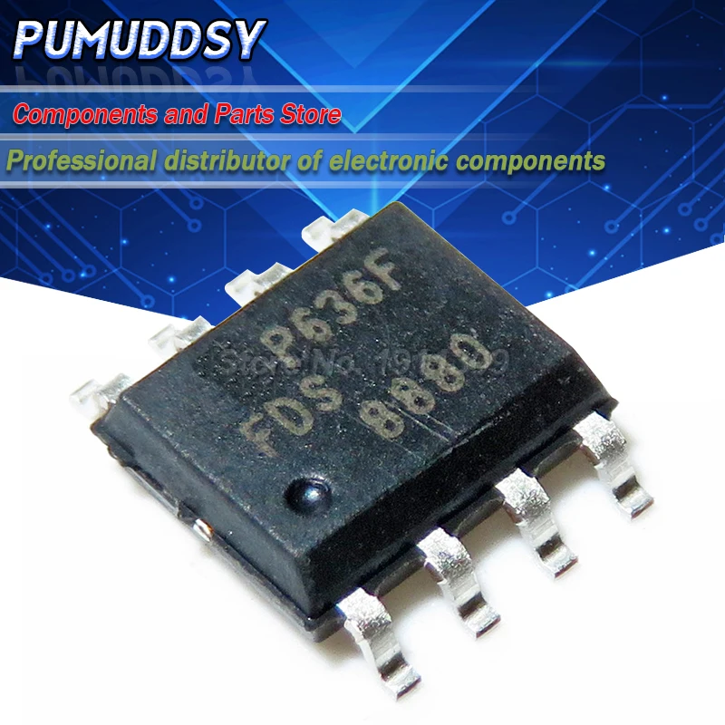 10 шт. FDS8880 лапками углублением SOP-8 8880 SOP8 FDS8880-NL стандартного режима работы