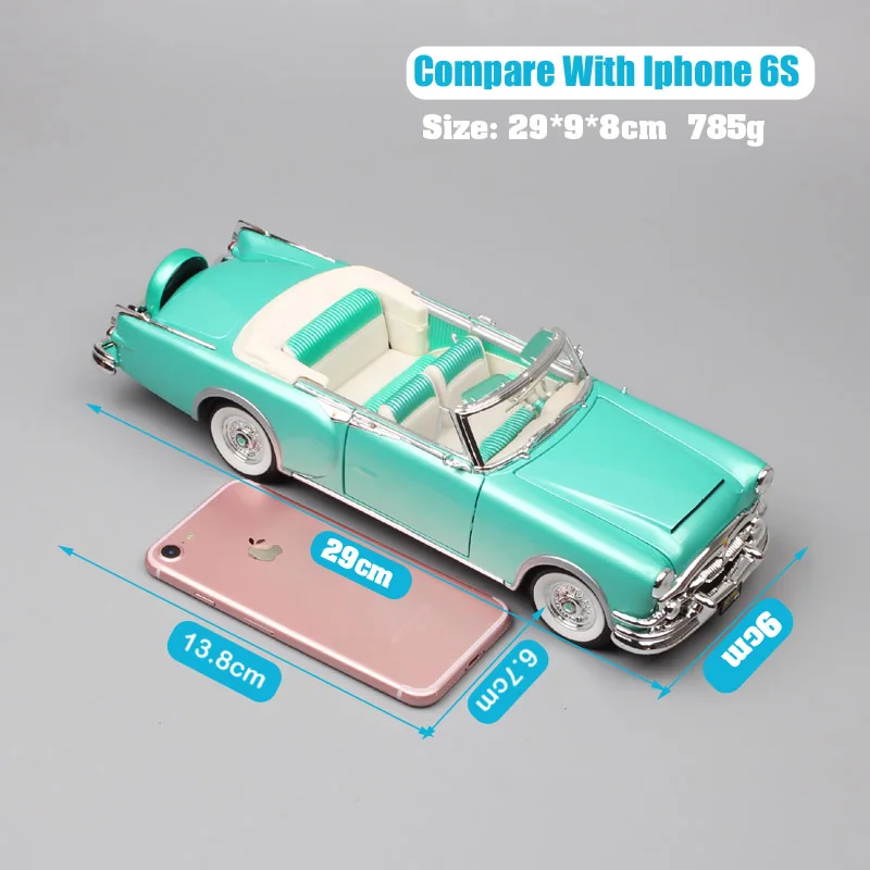 Большой Классический 1/18 масштаб Road Signature 1953 Packard caribbean роскошный винтажный автомобиль Diecasts& Toys автомобили модели thumbnails