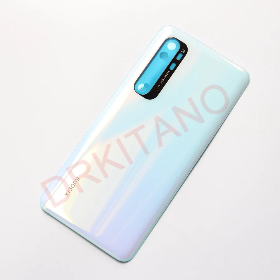Новинка заднее стекло для Xiaomi Mi NOTE 10 Lite Крышка батарейного отсека задняя панель