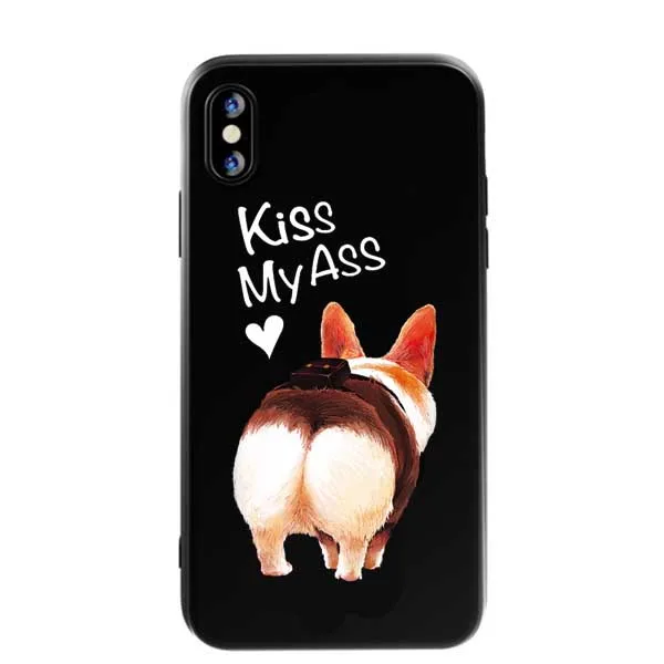 Чехол для телефона torgi черный мягкий силиконовый чехол iPhone XS 7 5 5S SE 6 6S 8 Plus X XR MAX |