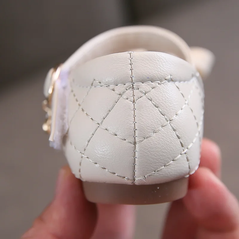 

Spring Summer 2021 New Children Girls Flats Shoes Toddler Girls Bow Princess Shoes 1-3 Years Sandals