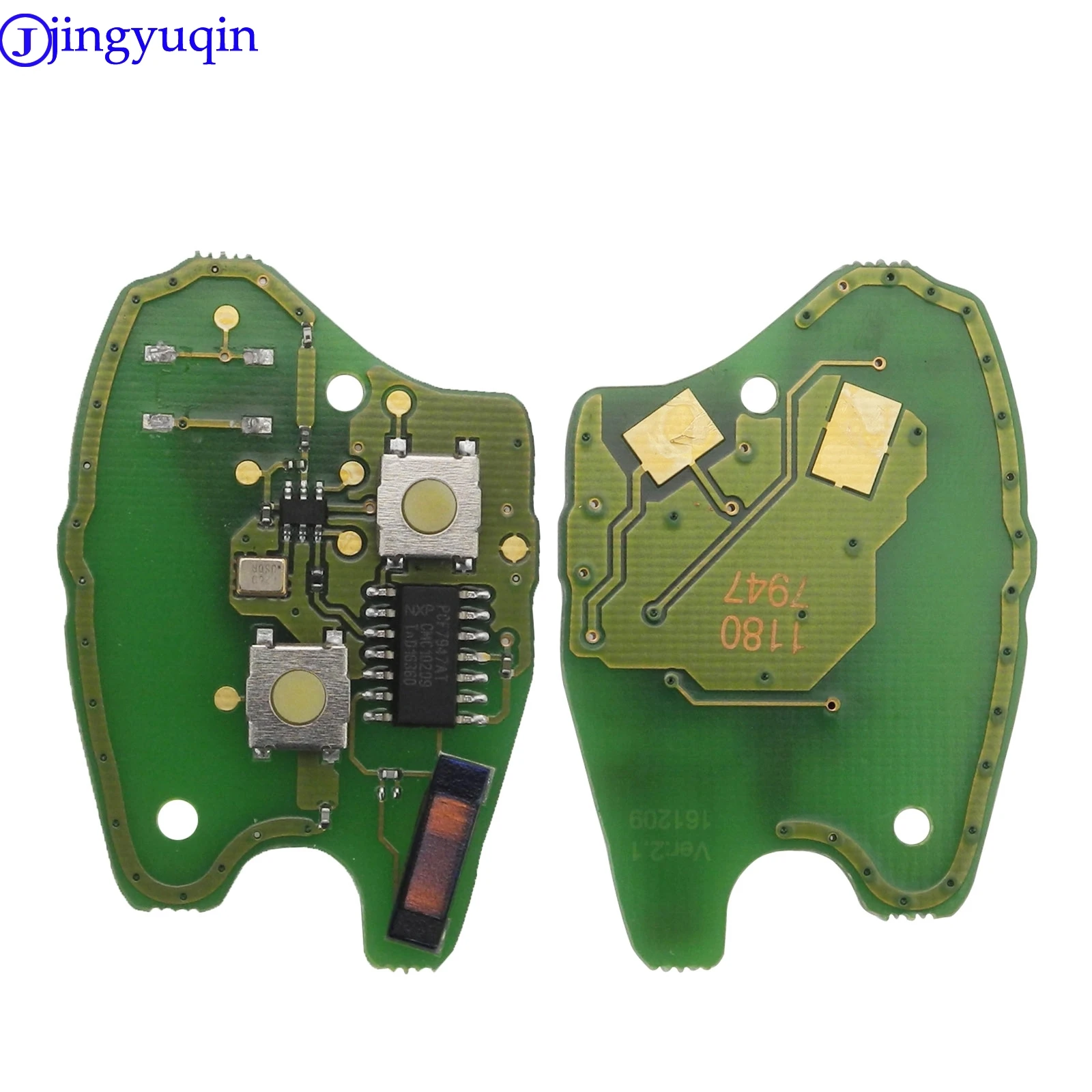 Плата дистанционного ключа jingyuqin 2/3BTN для Renault Clio Scenic Kangoo Megane PCF7946/PCF7947 чип|Ключ от