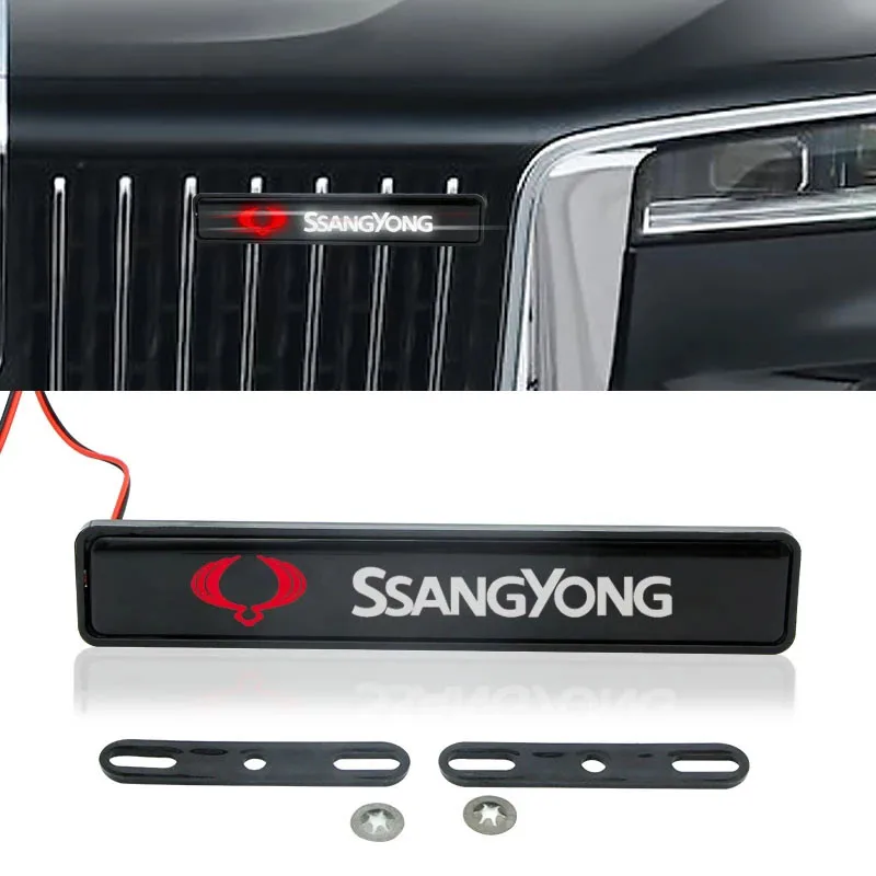 1 шт. автостайлинг передняя решетка капота эмблема светодиодсветодиодный